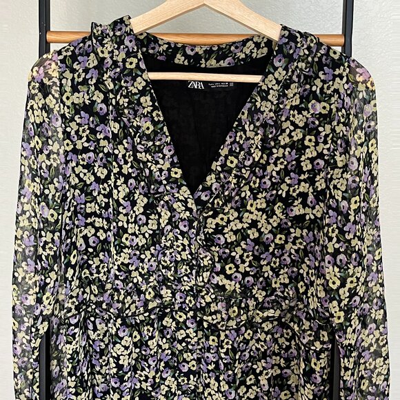 Zara Mini Dress Size L - Picture 5 of 9